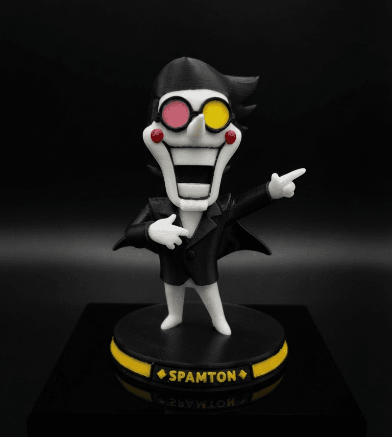 Figurine Spamton G. Spamton – Deltarune — impression 3D, La Cale aux Trésors