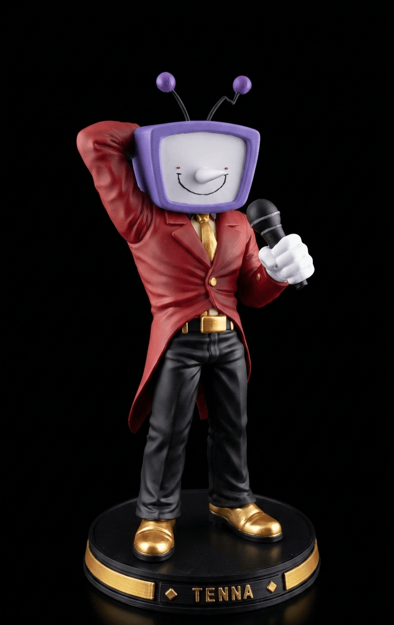 Figurine Tenna - Deltarune 💜 — impression 3D, La Cale aux Trésors